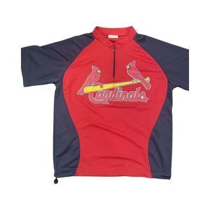 Match Up St. Louis Cardinals Baseball 1/4 Zip MLB Pullover Shirt Men's XL